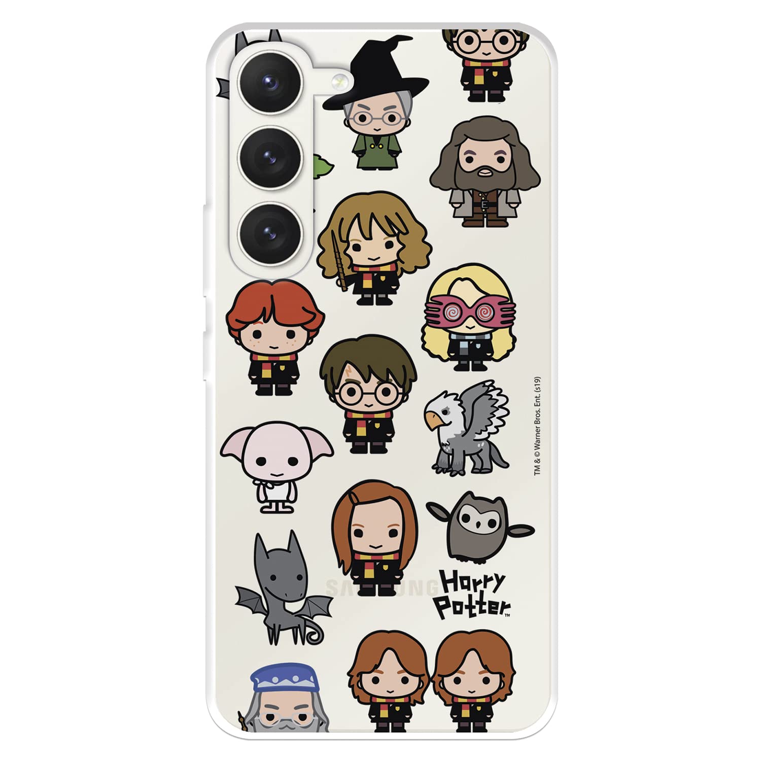 La Casa de las Carcasas Cover Galaxy S23 Harry Potter Personaggi
