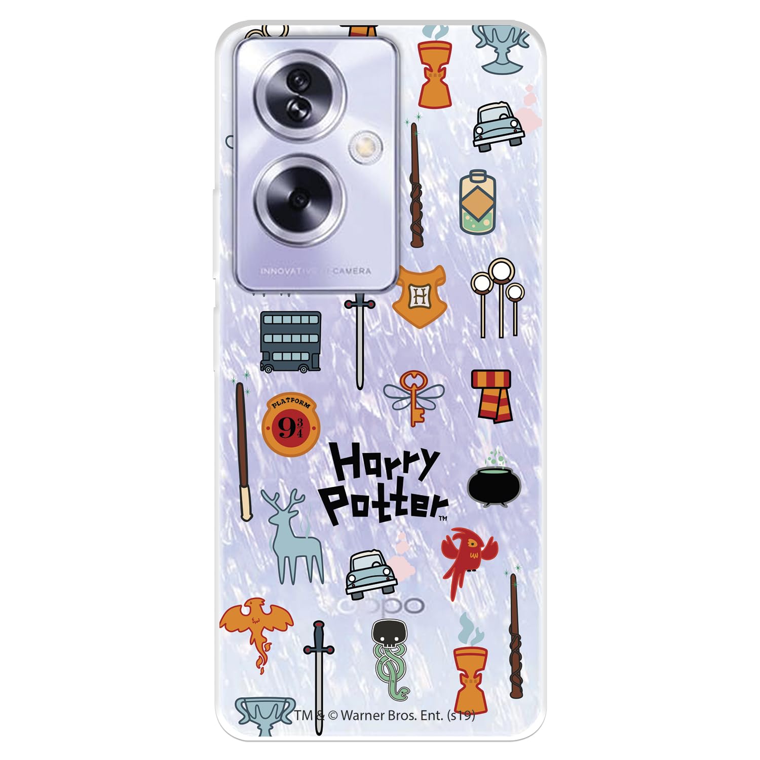 La Casa de las Carcasas Icone Harry Potter OPPO A79 5G custodia silicone