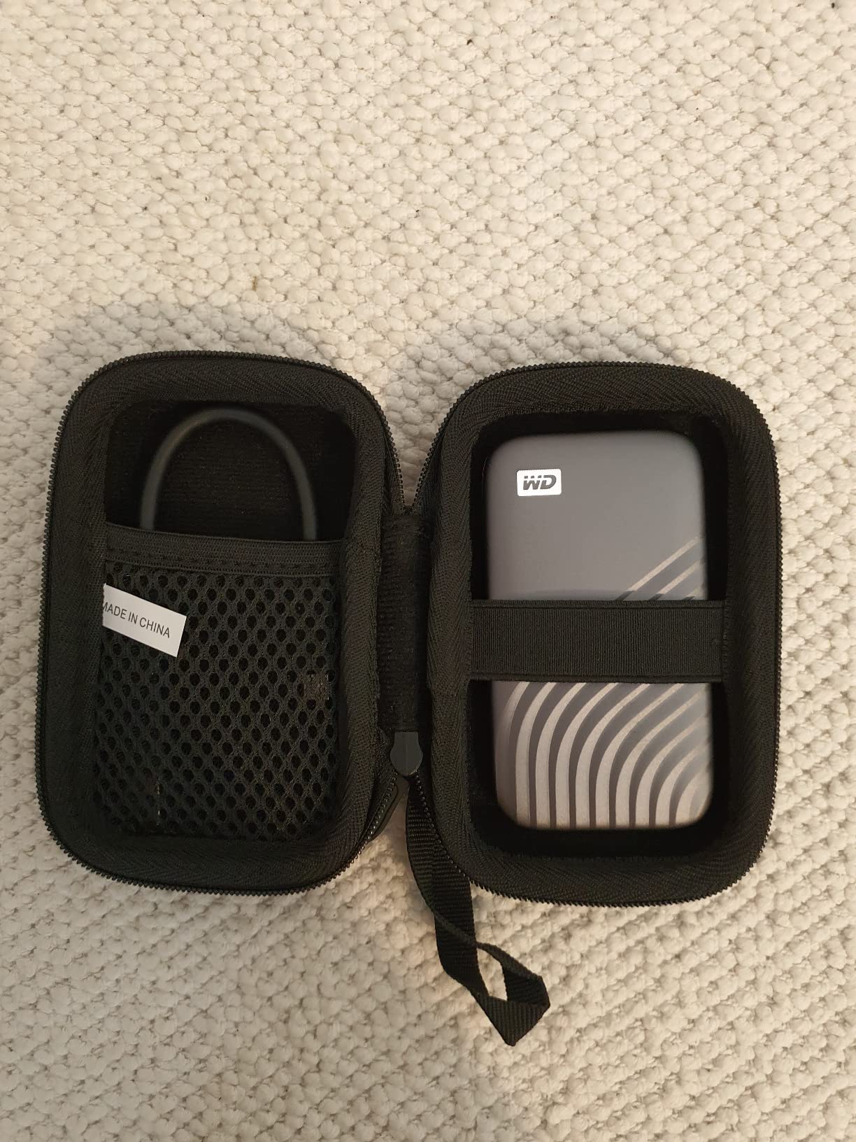 Aenllosi SSD Case custodia rigida WD My Passport SSD blu EVA