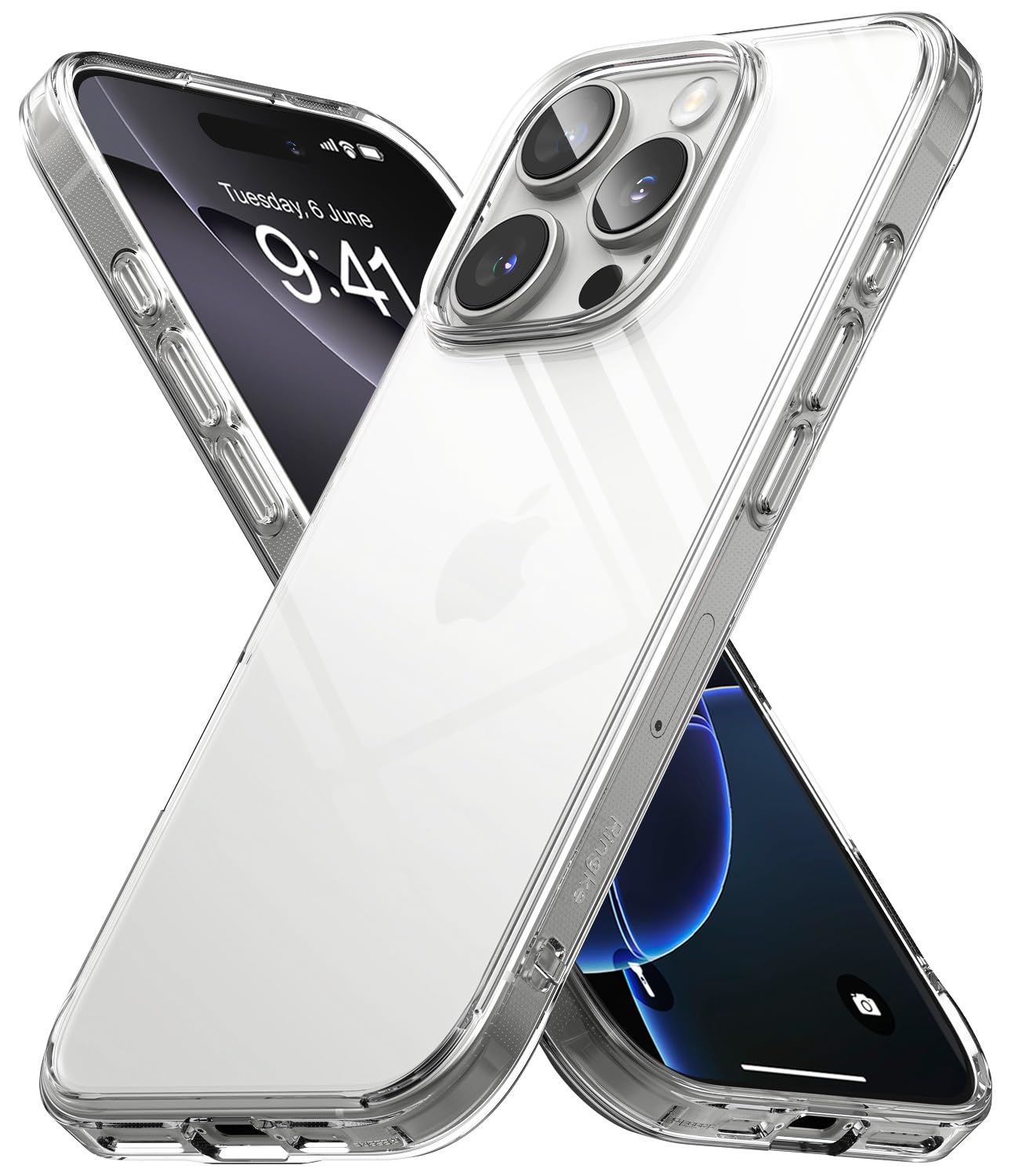 Ringke Fusion Cover iPhone 16 Pro Max Trasparente Clear Antishock