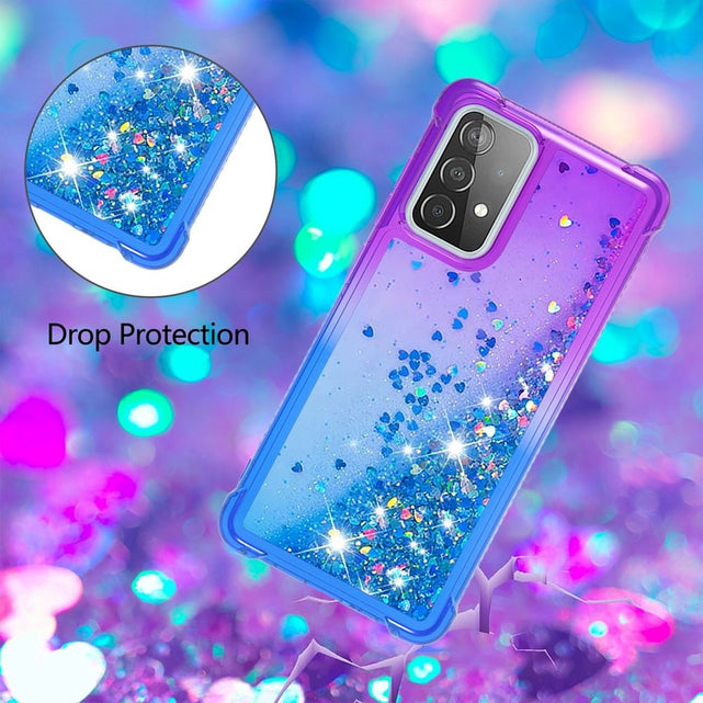 Redpepper Galaxy Cases Galaxy S22 Ultra cover glitter trasparente