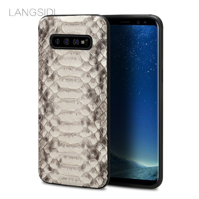 Redpepper Galaxy S10+ Cover Pelle Pitone Antiurto