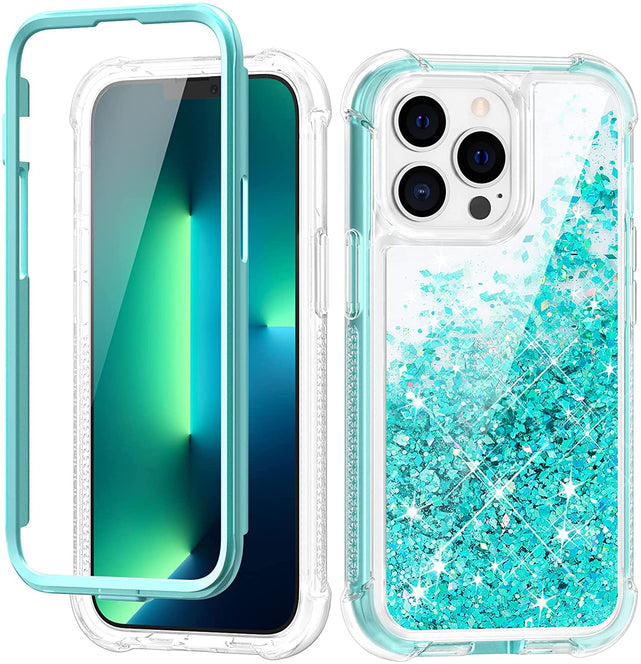 Redpepper 13 Pro Max Cover Glitter Liquida Girasole Trasparente