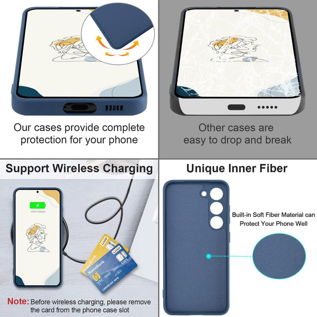 Redpepper Samsung Galaxy S23 Plus custodia portacarte silicone