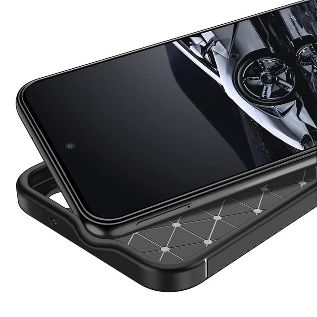 Redpepper S23 Plus cover bumper TPU carbon look