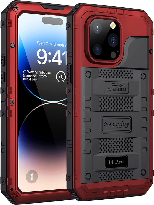 Redpepper Apple Cases iPhone 14 Pro cover impermeabile IP68 nera