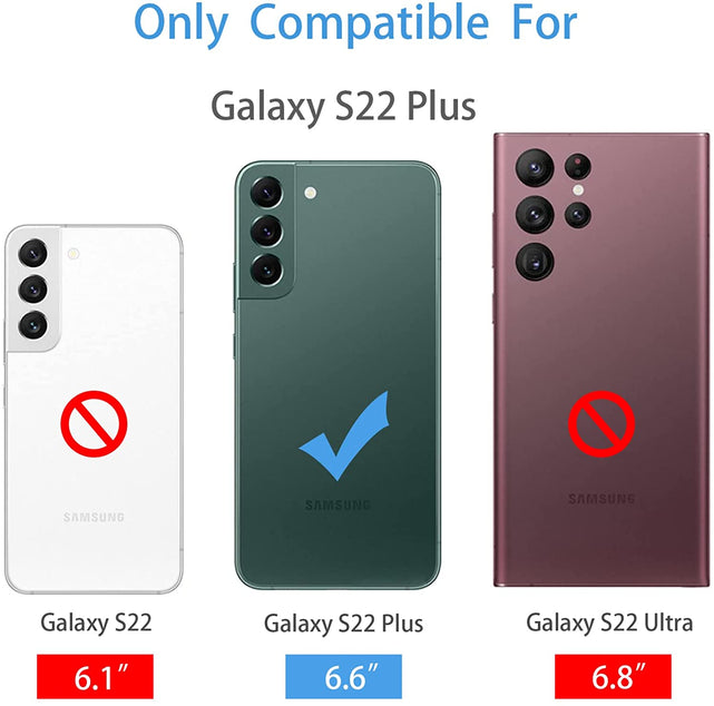 Redpepper Galaxy S22 Plus cover pelle portafoglio