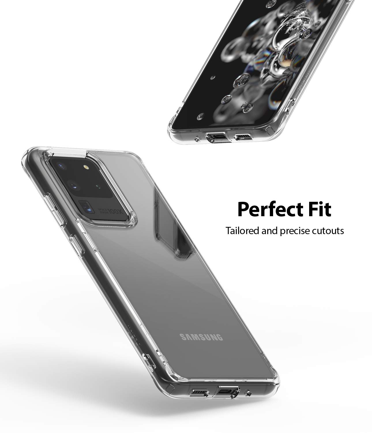 Ringke Fusion Galaxy S20 Ultra cover trasparente Clear antiurto