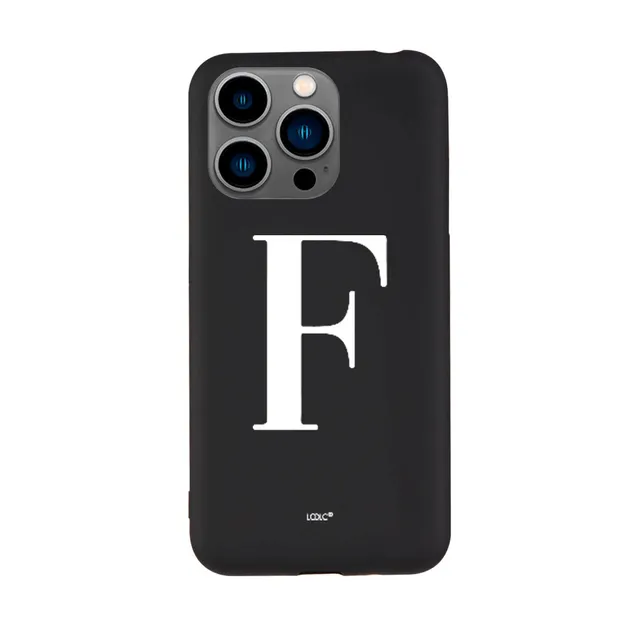 La Casa de las Carcasas Personalizzate iPhone 15 Pro custodia nero iniziale