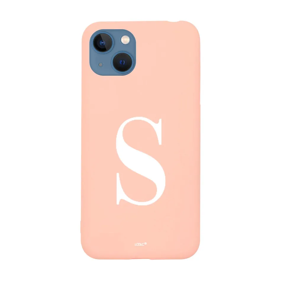 La Casa de las Carcasas Personalizzate iPhone 15 Plus cover iniziale rosa sabbia