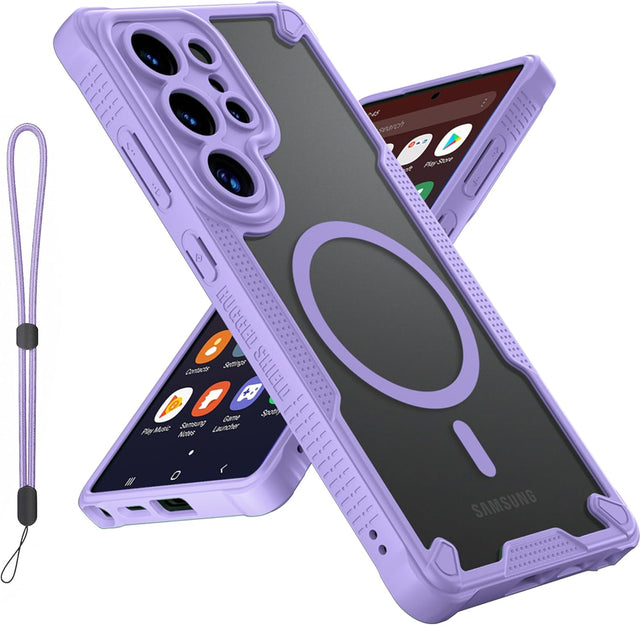 Redpepper Galaxy S25 Ultra cover magnetica nera opaca slim