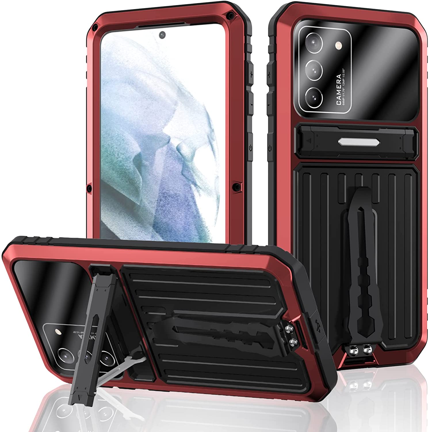 Redpepper Galaxy Cases S22 Ultra custodia alluminio waterproof