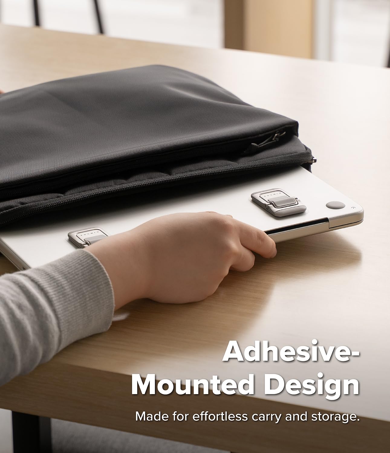 Ringke Step-Fit Mini stand laptop Silver 3 altezze