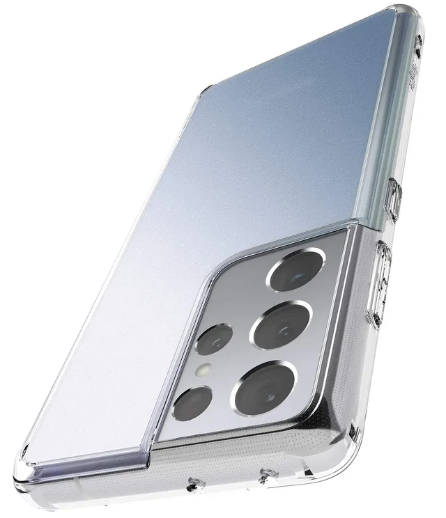 Ringke Fusion Cover Galaxy S21 Ultra Matte Clear Antiurto