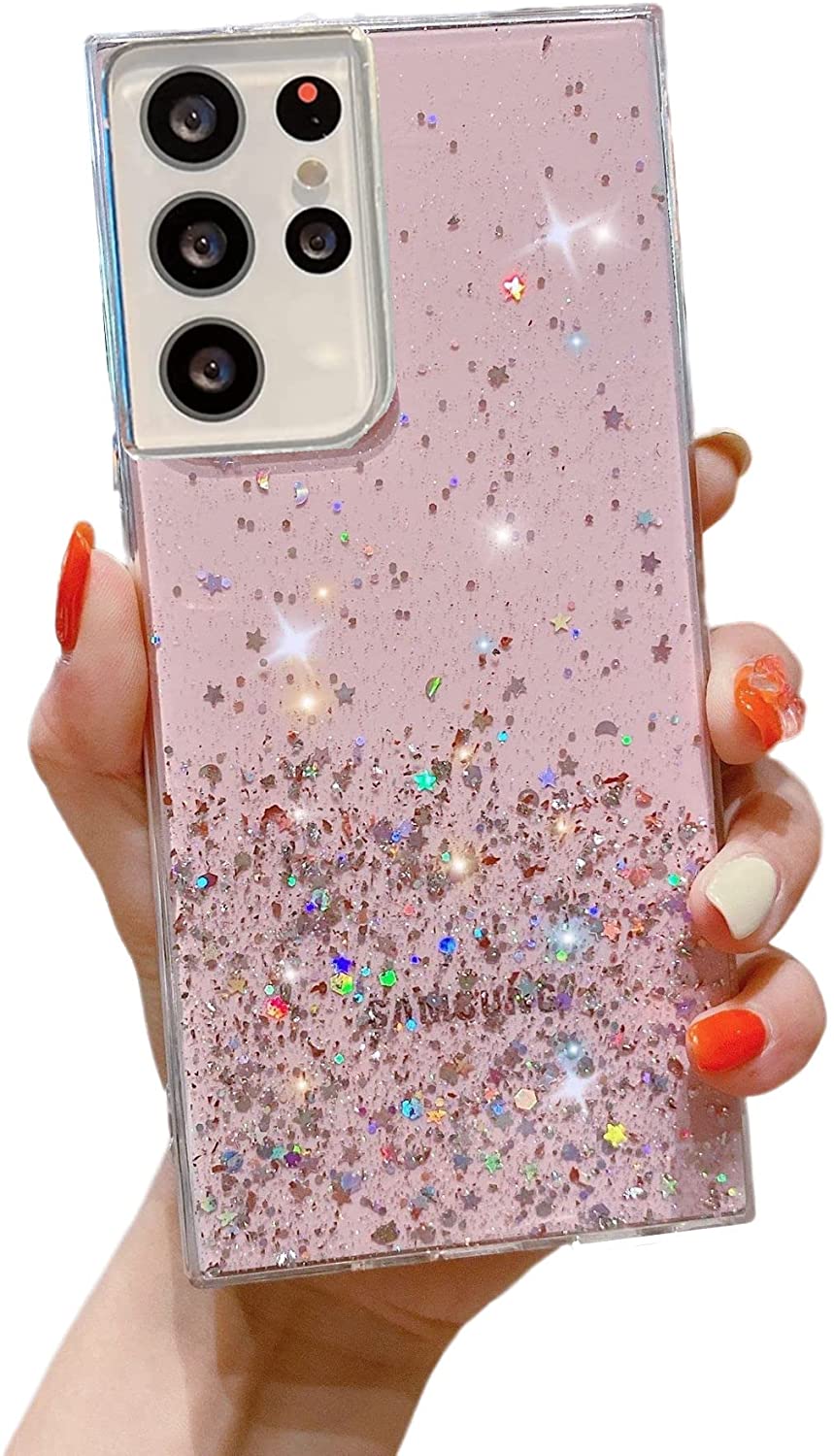 Redpepper Galaxy Cases S22 Ultra Glitter Custodia slim TPU