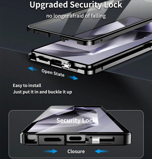 Redpepper S25 Ultra cover magnetica vetro 360°