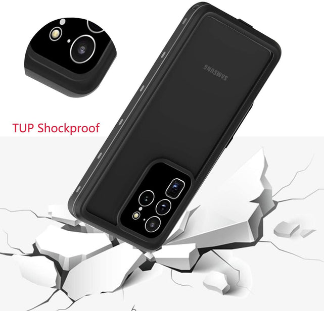 Redpepper Galaxy S20 Ultra Cover Impermeabile IP68 Nera