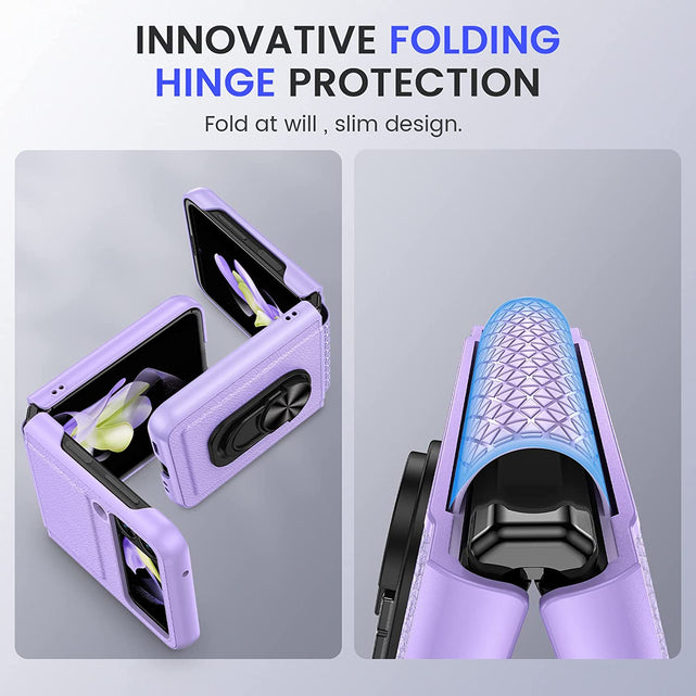 Redpepper Galaxy Z Flip 4 Cover anello viola