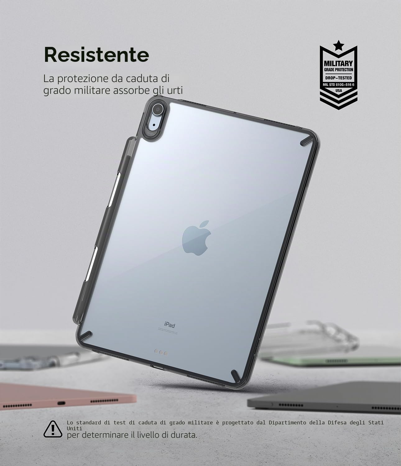 Ringke Fusion iPad Air 11 M4/M3/M2 cover smoke black PC