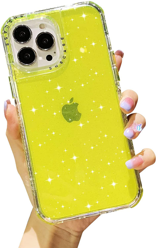 Redpepper iPhone 13 Pro Max Cover Glitter Rosa Antiurto