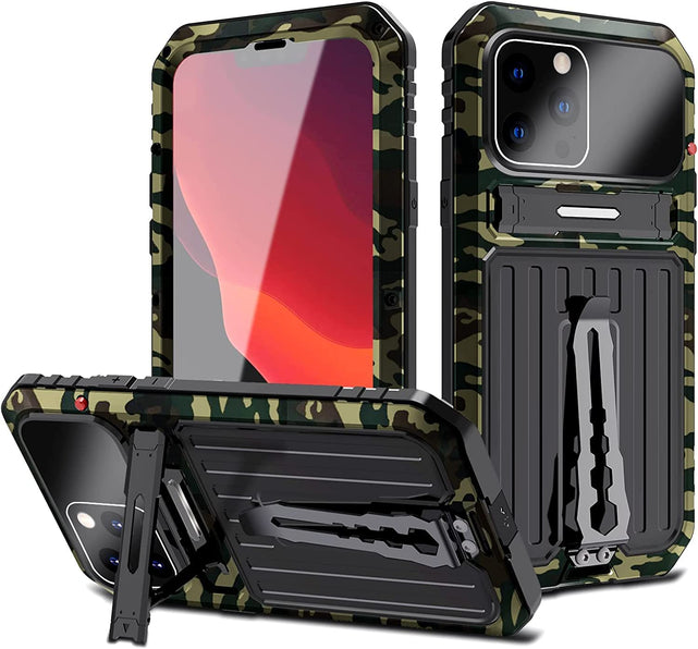Redpepper iPhone 14 cover alluminio antiurto con cavalletto
