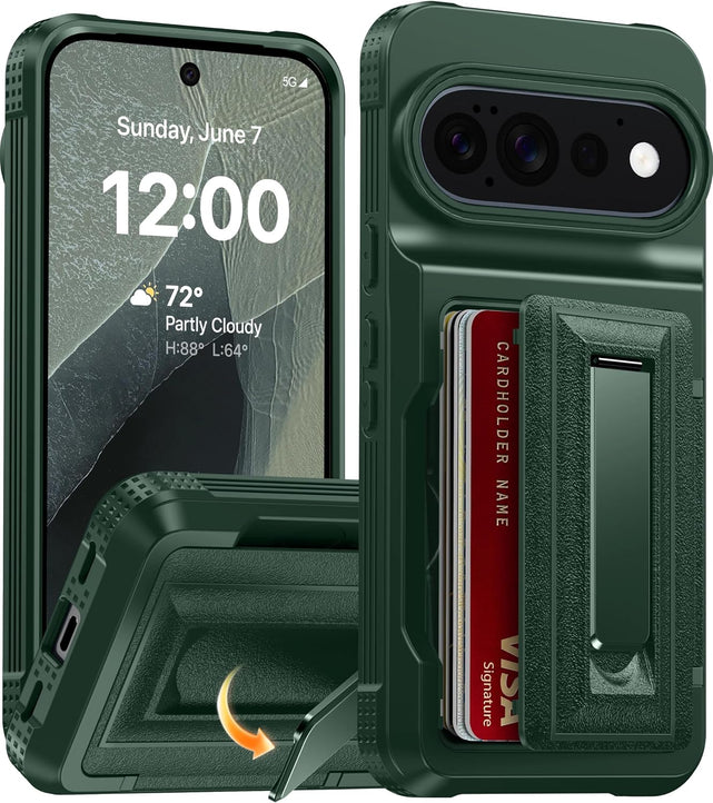 Redpepper Pixel 11 Pro XL custodia portafoglio nera RFID
