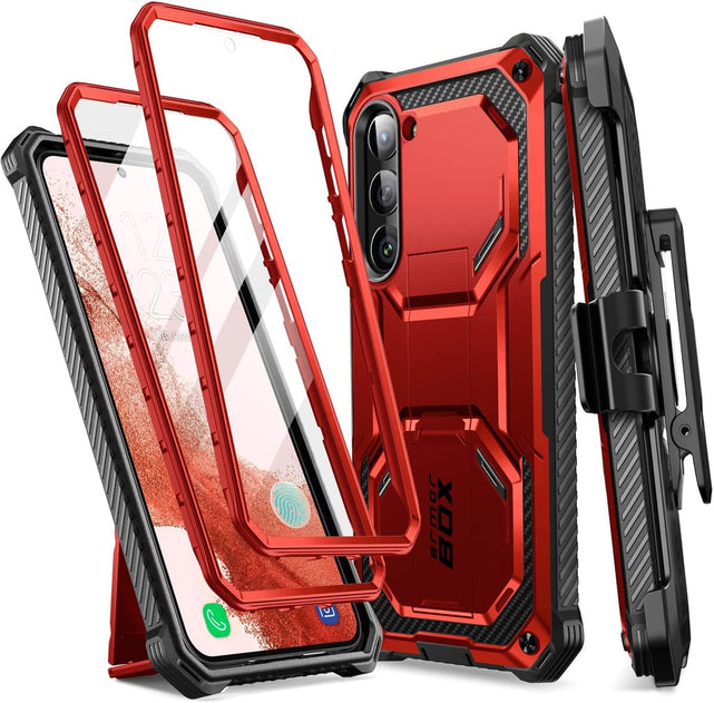 Redpepper Galaxy S23 Plus cover rugged kickstand nero