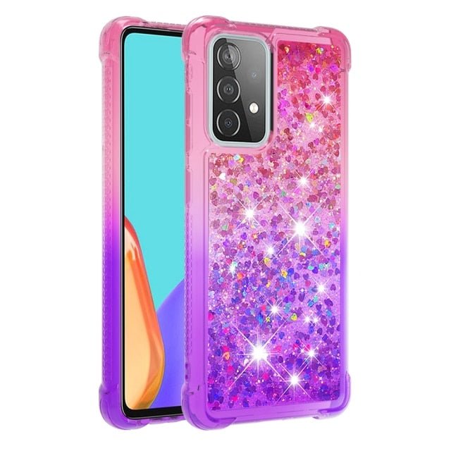 Redpepper Galaxy Cases Galaxy S22 Ultra cover glitter trasparente
