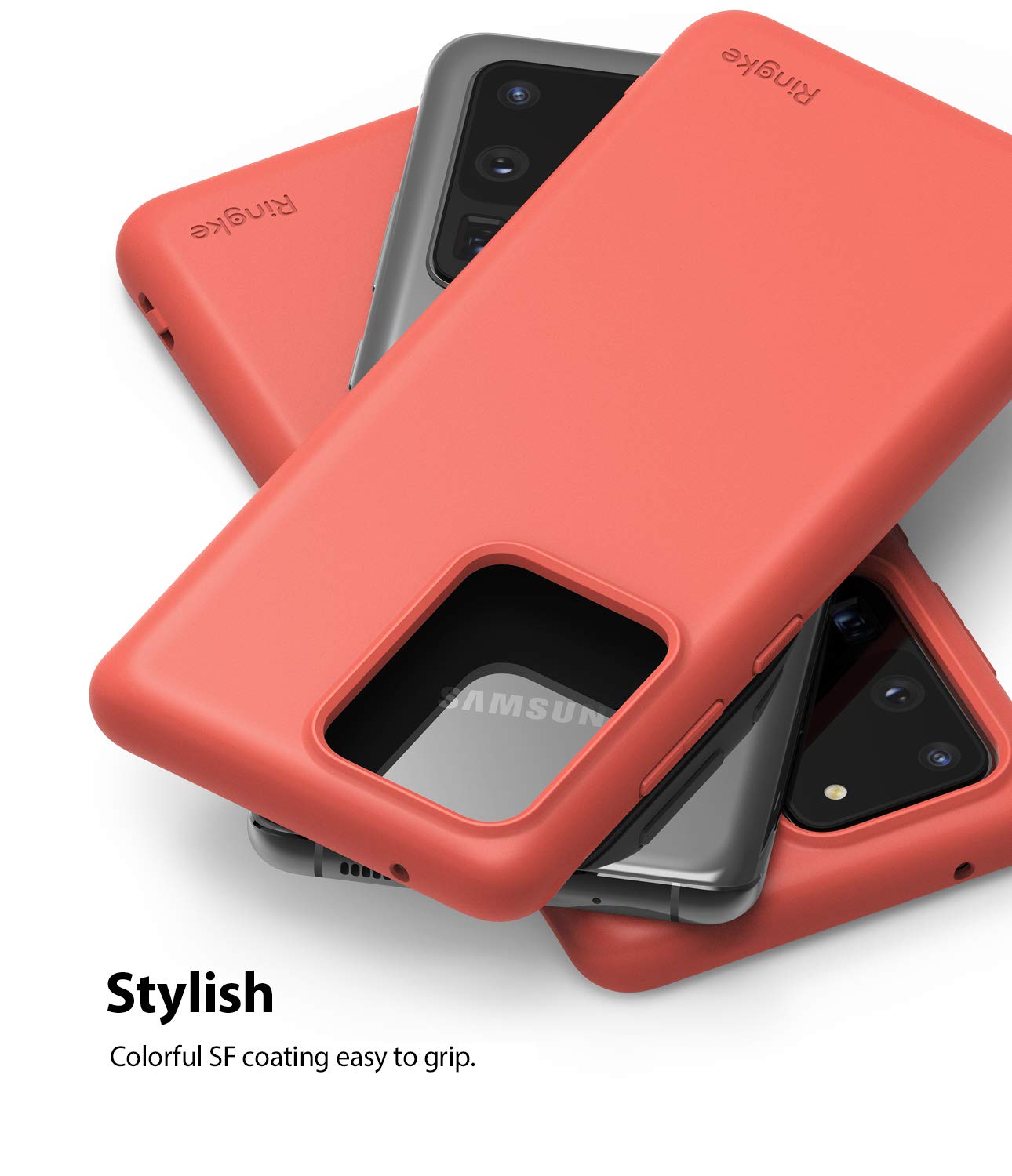 Ringke Air S Galaxy S20 Ultra custodia sottile corallo Coral