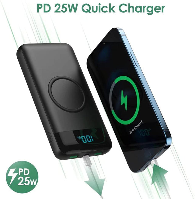Redpepper Power Bank wireless 30800mAh display LED