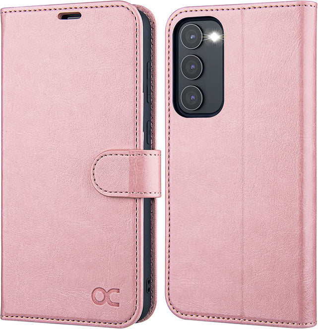 Redpepper Galaxy Cases S23 Plus cover portafoglio pelle nera RFID