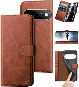 Redpepper Pixel 11 Pro cover portafoglio magnetica RFID stand 3 carte