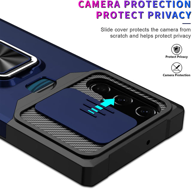 Redpepper Galaxy Cases S22 Ultra Cover Antishock Anello Carte