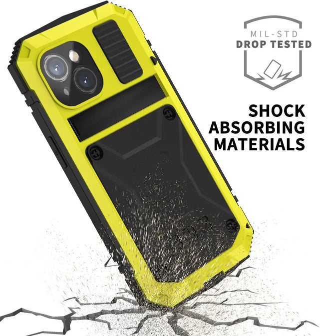 Redpepper iPhone 16 Plus Bumper Cover Metallo Rugged Antiurto