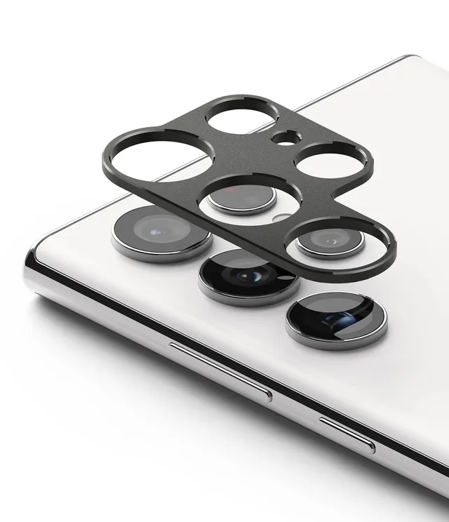 Ringke Camera Styling protezione fotocamera Galaxy S22 Ultra nero alluminio