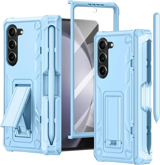 Redpepper Galaxy Z Fold 5 Custodia Nera Militare Stand