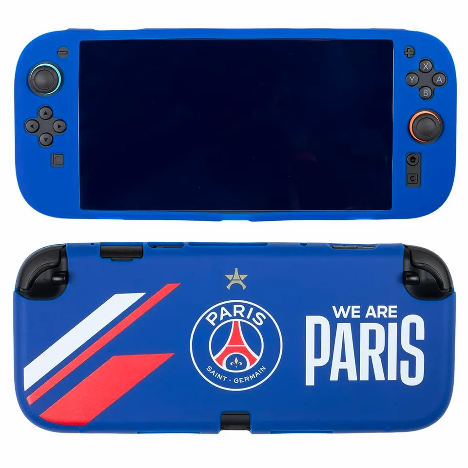 Konix PSG Cover Switch 2 Silicone Blu Antiurto Design 1 Stella