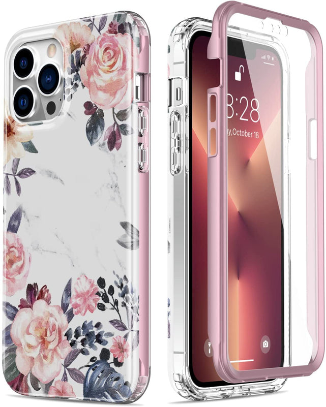 Redpepper iPhone 13 Pro Max Cover con Vetro Protettivo Slim