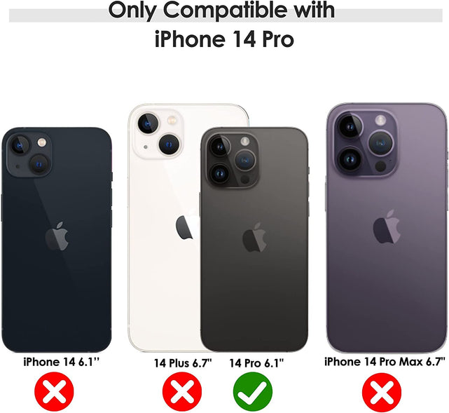 Redpepper iPhone 14 Pro cover pelle business marrone