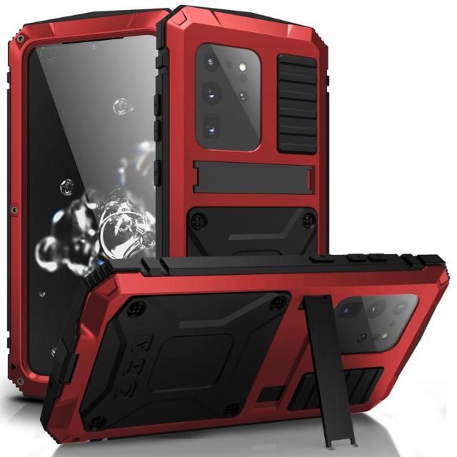 Redpepper Galaxy S22 Ultra Cover Bumper Metallo Antiurto