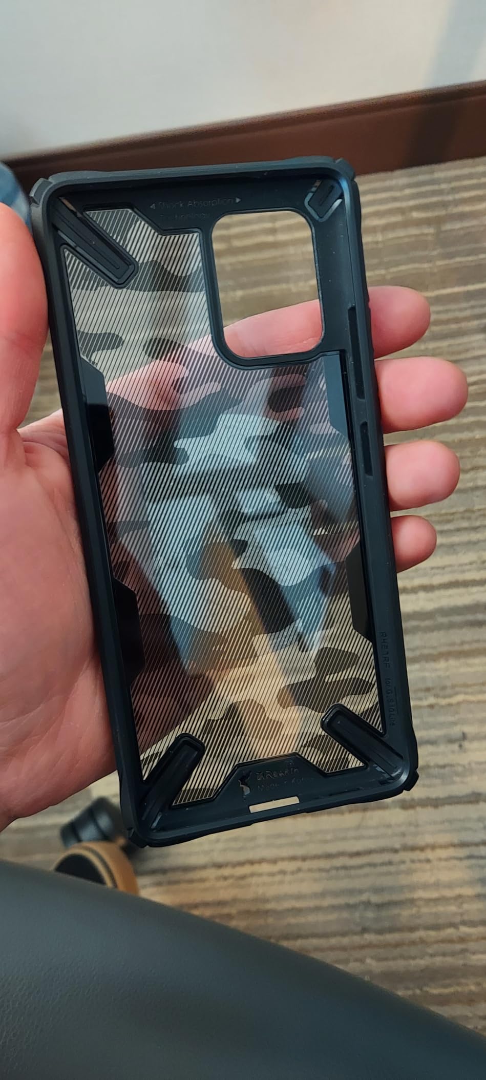 Ringke Fusion-X Cover Galaxy S10 Lite Camo Black antiurto