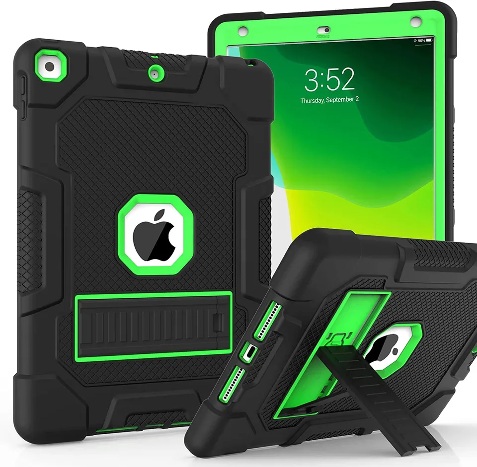Redpepper iPad 10.2 cover bimbi con cavalletto verde