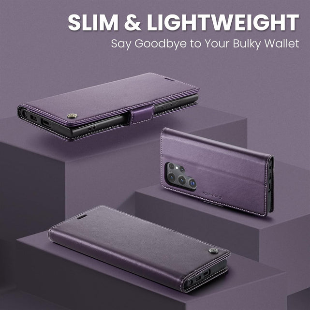 Redpepper Galaxy S25 Ultra Cover Portafoglio con Stand