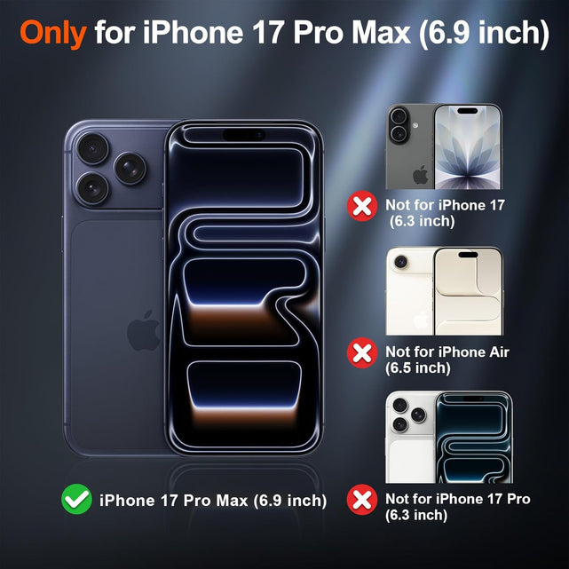 Redpepper iPhone 17 Pro Max cover MagSafe opaca nera