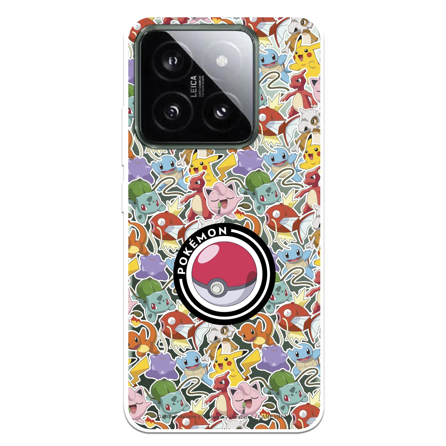 La Casa de las Carcasas Xiaomi 14 custodia Sticker Poké Ball trasparente