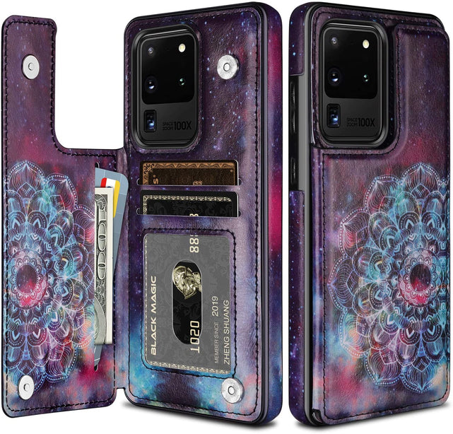 Redpepper Galaxy S20 Ultra Cover Pelle Portafoglio 3 Slot