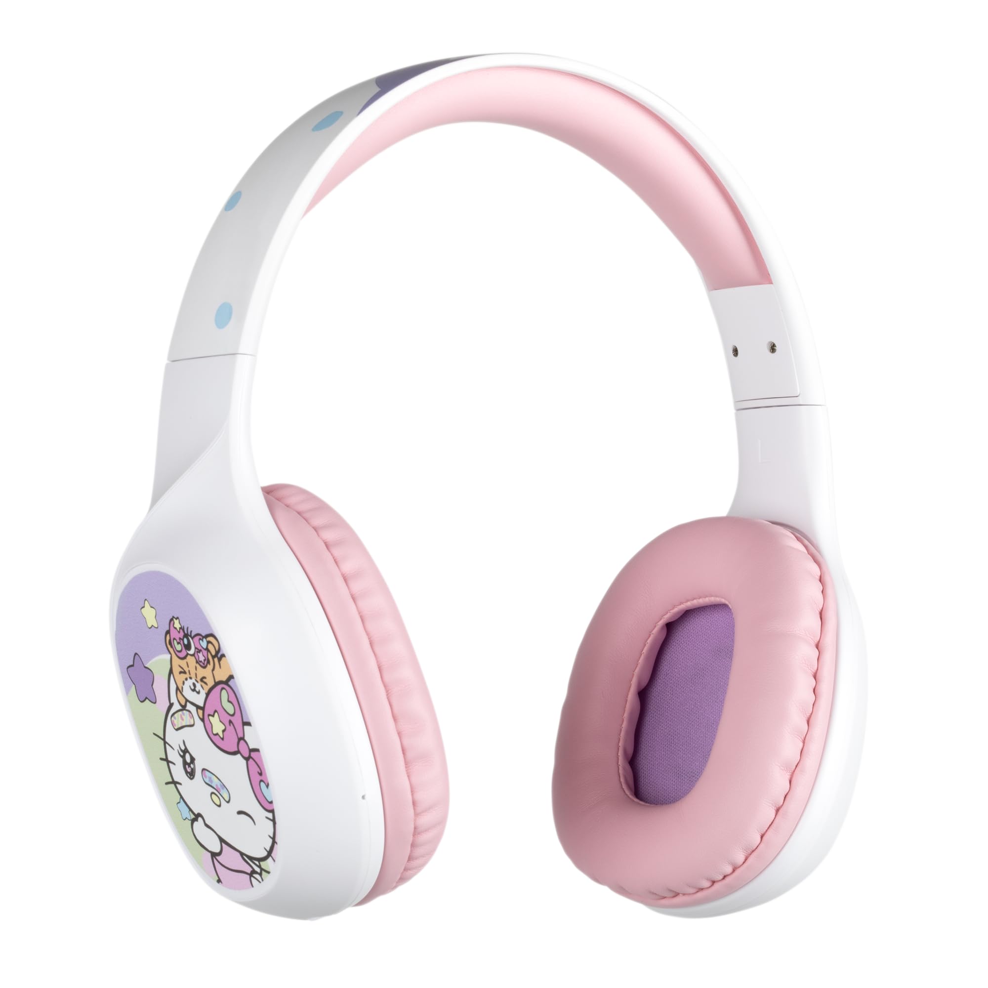 Konix Hello Kitty Cuffie Bluetooth 5.3 Bianco Rosa 30h