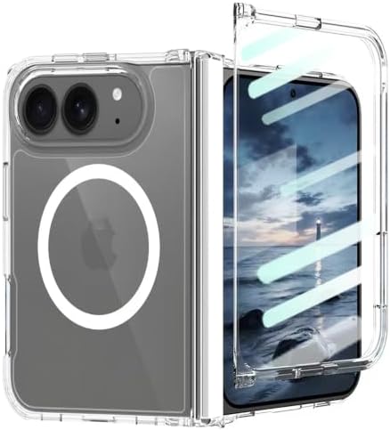 Redpepper iPhone Ultra Cover Trasparente Cerniera Molla 360