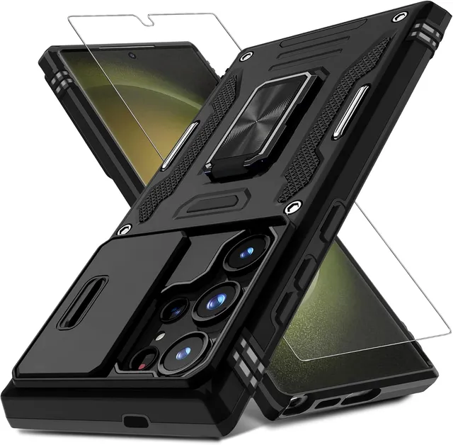 Redpepper Galaxy Cases S25 Ultra cover blu con anello