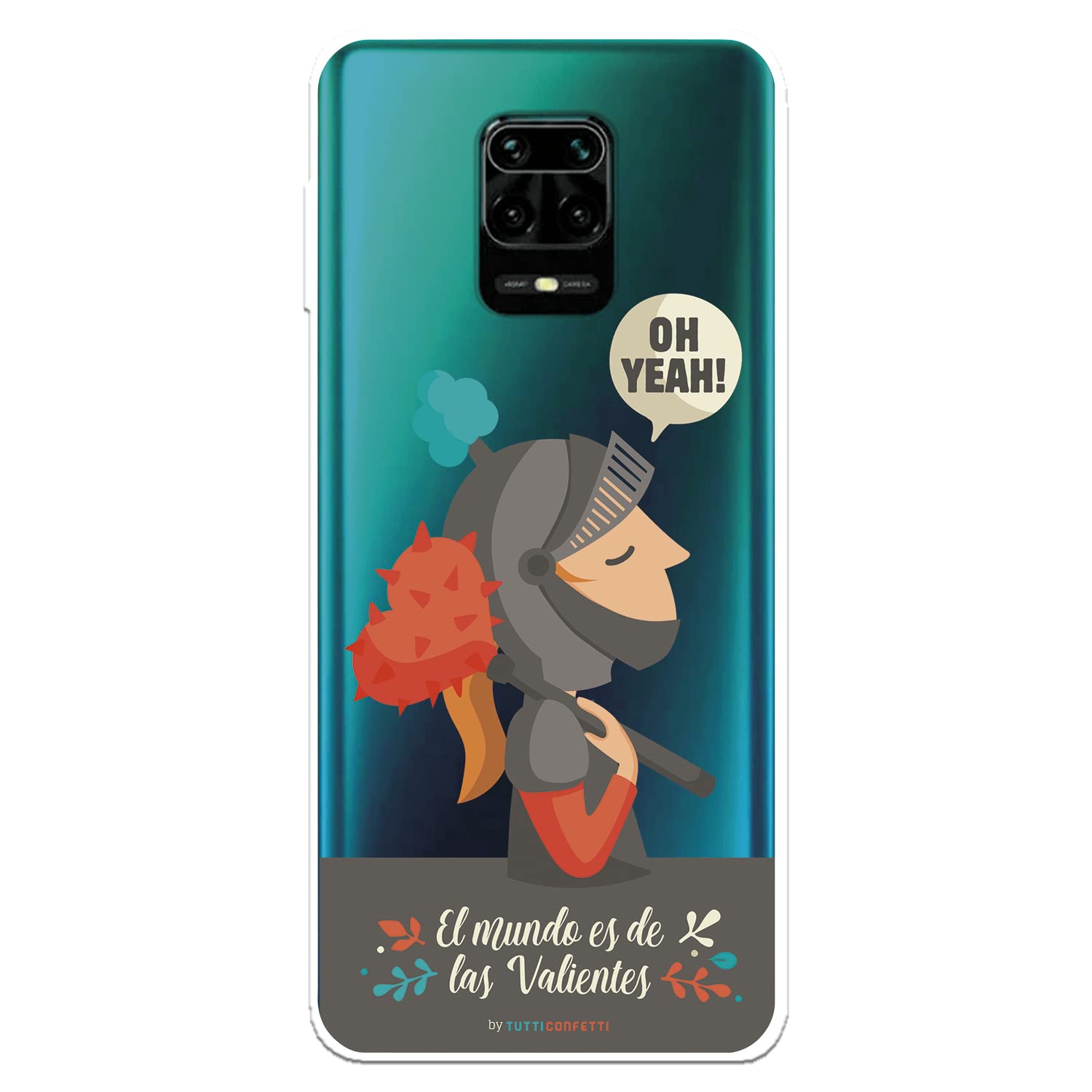 Tutti Confetti Valente cover Redmi Note 9S trasparente silicone